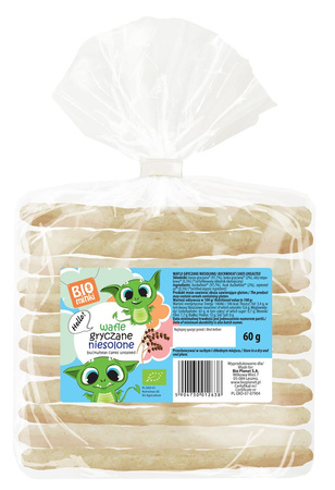 Ungesalzene Bio-Buchweizenwaffeln BIO 60 g